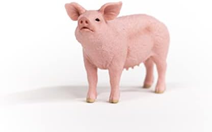 SCHLEICH 13933 Farm World Pig Figurine Multicoloured