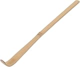 Bamboo Matcha Scoop - Traditional Chashaku Tea Spoon for Tea Ceremony - Elegant White Design - Tea Accessories - 18cm Size