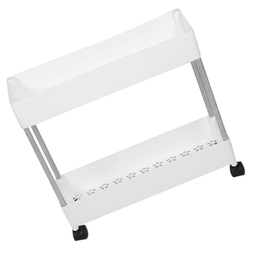 POPETPOP Carrito Rodante de Almacenamiento Multi Capa con Ruedas para Cocina y Baño Estante Móvil Práctico y Elegante para Organización