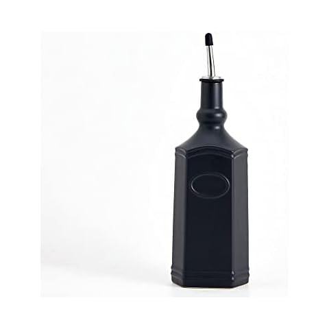 Vencer Ceramic Olive Oil Dispenser Bottle with Spout For Storage Of Oil,Soy sauce,Vinegar & Other Liquids,Pack of 1,23 oz/690 ml,VHB-006B Cover