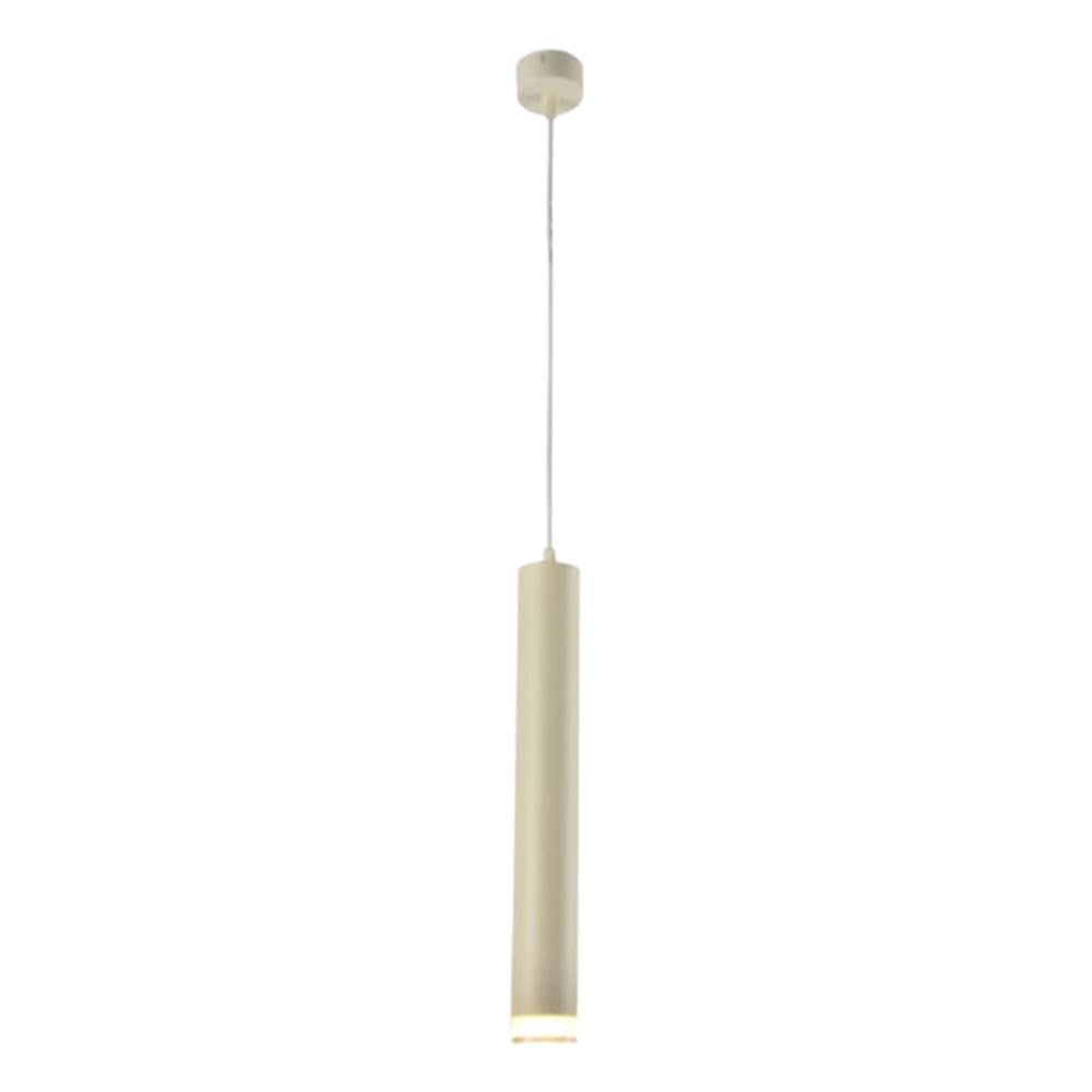 ENTHERONIC Nordic Simple Pendant Light LED Long Tube Hanging Light Aluminum Small Chandelier IP65 Waterproof Hanging Lamp Energy-saving Anti-Rust Cylinder Lantern For Entryway Bathroom Vanity Corridor
