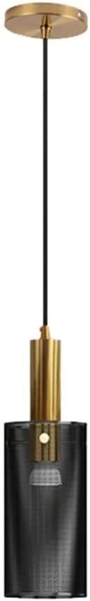Lustre à tête unique en fer forgé noir, luminaire chandelier haut de gamme