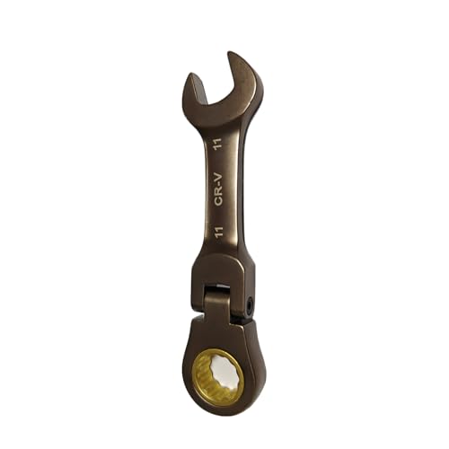 YUXITA Llave de trinquete flexible de 8 a 19 mm, anillos de engranaje, combinación de trinquete, llave flexible para reparación