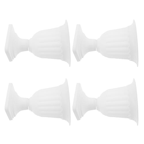FONDOTIN 4 Piezas Macetas Rústicas de Pared con Columna Romana Maceteros Colgantes Vintage para Flores Resistentes y Decorativos para Porche y Jardín Exterior