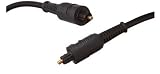  Cable de audio de fibra óptica macho/macho 1,2 m, color negro Force Power Lite