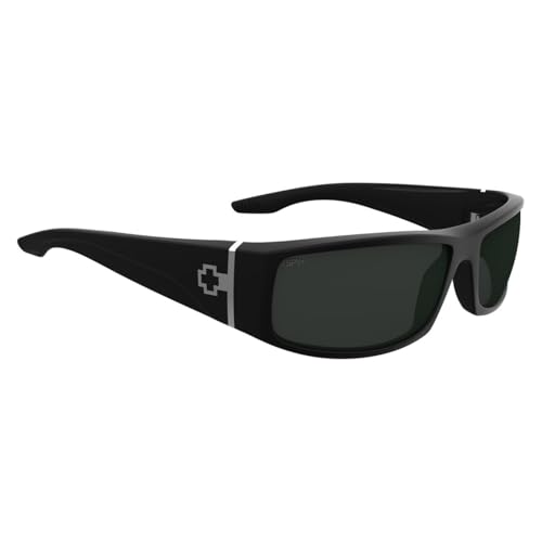 SPY OPTIC Mens COOPER Sunglasses - Matte Black/Grey Lens