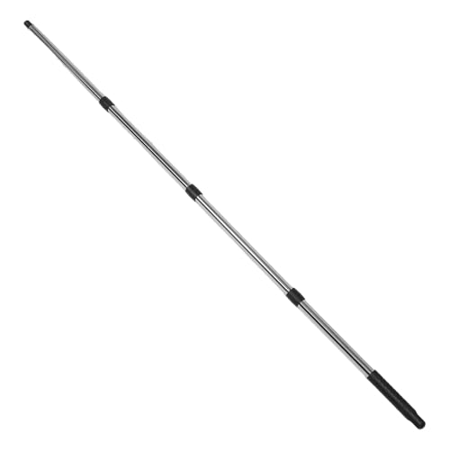 SHINEOFI Limpiador de Canalones con Varilla Extensible Herramienta de Limpieza de Tejados para Eliminar y Residuos Suelo Diseño Telescópico Compatible con Diferentes Tejados Previene