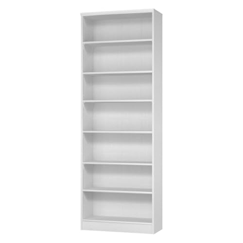 【新登場】日本製 オーダー 本棚 奥行25cm×高さ200cm×幅67cm 標準棚板 ホワイト F★★★★ 低ホルマリン 幅1cm単位のオーダーマルチラック Shelfit/シェルフィット