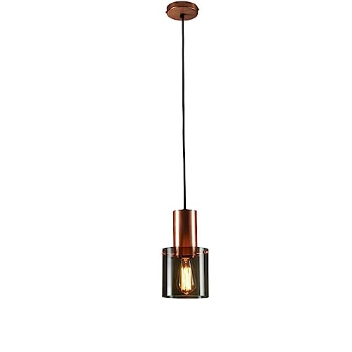 Candelabro de cristal HAZARA de oro rosa con altura ajustable para comedor