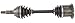 Cardone Industries 60-5117 Cv Axle Assembly - Reman