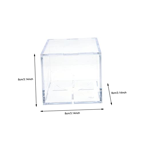 BESPORTBLE Caixa Caixa De Exibição Transparente Titular Vitrine Decoração De Mesa Suporte De Armazen