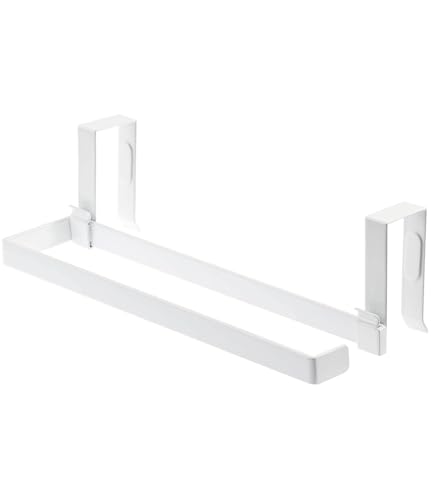 山崎実業(Yamazaki) キッチンペーパー&タオルハンガー ホワイト 約W24.5×D9×H7cm プレート 7983