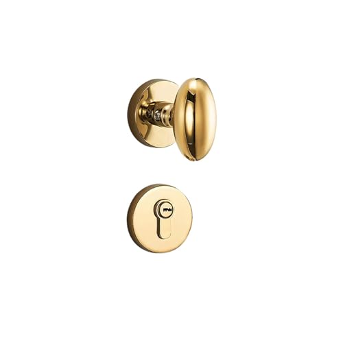 Serrure de porte dorée PVD 7250 mécanique complète pour chambre - 2