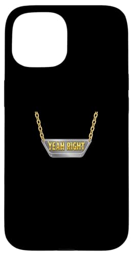 �O���[�J���[ Yeah Right Chain Grey Graphic �X�}�z�P�[�X iPhone 15 �p