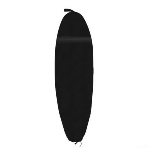 Sac de protection pour planche de surf avec poche pour palmes de cire – Housse de chaussettes de surf en polyester pour voyage, plage, shortboard, funboard (200 x 50 cm)