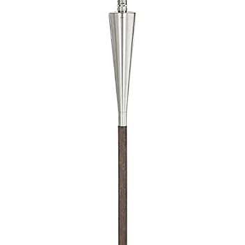 Gartenfackel Blomus Orchus aus Hartholz und Edelstahl mit 300 ml Tank