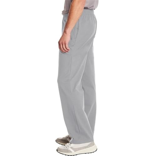 Pantalón Deportivo con Cintura Elástica Medio Gris Claro Hombre miniatura 3