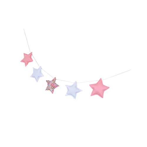 Guirnalda de estrellas para decorar paredes infantiles sin dañar la pintura 2