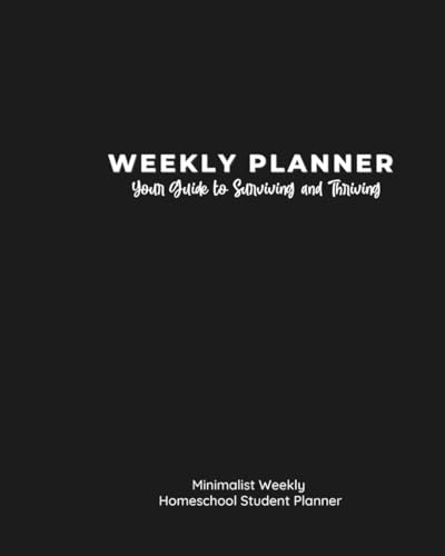 Minimalist Homeschool Weekly Planner: A 12-Month Undated Planner ...