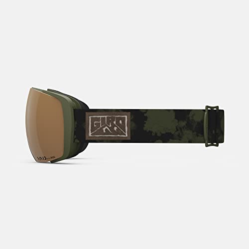 Image of Giro Contact Snow Goggles 2023 - Trail Green Clouddust Frame with Vivid Petrol /Vivid Infrared Lens Large