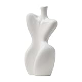 Adorno de jarrón: está diseñado cuidadosamente y originalmente por diseñadores profesionales para expresar las elegantes curvas y proporciones del cuerpo femenino en forma de arte, este jarrón es perfecto para todo tipo de decoraciones modernas.
