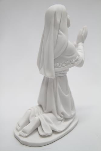 Estatua de San Bernadette de Lourdes en oración 20 cm miniatura 7