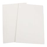 Cabilock 2 Stück Keramikfaser Isolierplatten 5mm Feuerfeste Hitzebeständige Dämmplatten für Holzöfen Pizzaöfen und Kamine Keramische Brandschutzplatten