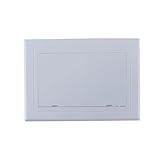 Gutol 100 × 150 mm Revisionsklappe, lackierbare, leicht zugängliche Türen, Inspektionsluke aus ABS-Kunststoff mit Befestigungsschrauben, für Wand und Decke