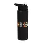 Big Leo Energy Julio Agosto Cumpleaños Leo Signo Del Zodíaco Divertido Stainless Steel Insulated Water Bottle