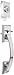 Kwikset 801TVHLIP-26DS Tavaris Double Cylinder Exterior Handleset Smart Key Satin Chrome Finish
