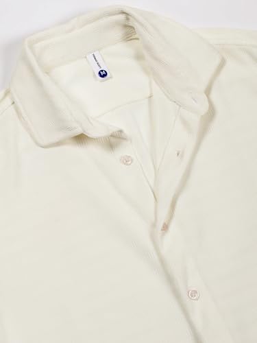Image of Thomas Scott Men's | Solid | Textured Fabric | Full Sleeve | Regular Fit | Polyester-Blend | Spread Collar | Casual Shirt