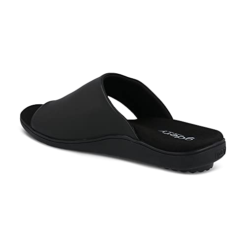 Gravity Defyer Men's GDEFY Etztal Leather Sandal - US - VersoShock Proven Performance Orthotic Slides4
