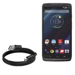 BoxWave Cable Compatible with Motorola Droid Turbo - DirectSync Cable, Durable Charge and Sync