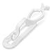Holiday Lighting Outlet Christmas Light Clip | All In One Plus | Use with C9, C7, and LED Mini Lights | Christmas Light Hangers for Gutters | 100 Pack