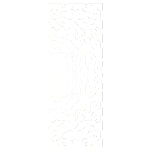 Image of Buel Decorative Pierced Fretwork Wood Wall Panels, 29 3 /8 inchW x 74 3 /8 inchH x 1 /4 inchT, Birch