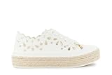 CAFèNOIR   Schnürsneaker Aus Perforiertem Stoff, Für Frauen, Farbe Weiss, Größe 41