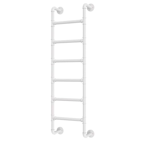 Escalera de pared metálica y regulable para salida de ventanas de sótano 2