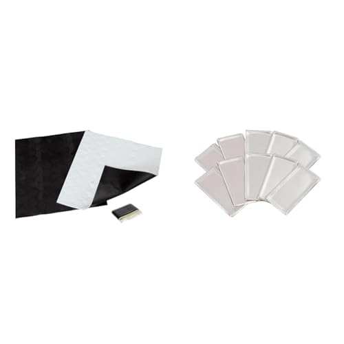 【セット買い】Amazon.co.jp限定 エーモン(amon) 静音計画 ロードノイズ低減マット フロント用 車用フロアマット デッドニング 約480×450mm 厚さ約3mm 2枚 4814 黒 + Amazon.co.jp限定 エーモン(amon)