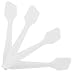Bekith 500 Pack Makeup Frosted Tip Spatula Cosmetic Mask Spatula for Mixing and Sampling, Disposable Facial Cream Mask Stick