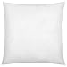 IZO Home Goods Premium Hypoallergenic Throw Pillow Insert Sham Square Form Polyester, 18" L X 18" W, Standard/White