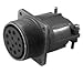 Itt Cannon Circular Connector Receptacle, Size 14S, 6 Position, Wall - MS3100E14S-6SF187