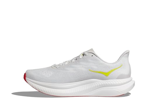 Hoka One One Herren Mach 6 Textile White Nimbus Cloud Trainer 44 2/3 EU