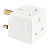 BAANI 2 Way Double Plug Adaptor - Multi Plugs Extension Sockets Adapter - UK 3 Pin Socket Extensions 250V 13 Amp - Power Extender Multiplug Block for Kitchen, Office, PC, TV, Indoor Lighting - Image 4