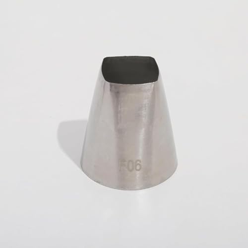 Piping Tips Large Cake Decorating Tools, Stainless Steel Square Round Frosting Tips, Cake Decorating Tips for Cupcakes Pastry Fondant Cakes Decorating, Decorating Tools, Icing and Piping Tips (F06)