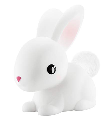 [D]hink DHINK - Veilleuse LED enfant Lapin rechargeable USB - Lampe de nuit pour chambre bébé et enfant avec minuteur et changement de couleur - DHINK376-21