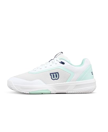 WILSON COURTGLIDE Women's Tennis Shoe - White/Bay/Skipper Blue, Size 9 US