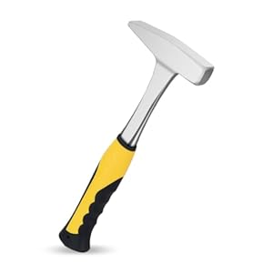 Sheet Metal Hammer â 11oz Tinsmith hammer with Integral Forging â for HVAC, Pipe Work, Sheet Metal, Square/Shaping/Tinning Hammer (300, Yellow)