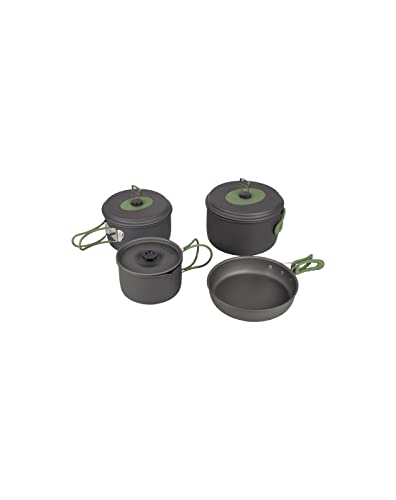 Bo-Camp - Batería de cocina - Explorer - 4 Piezas - Anodizado duro