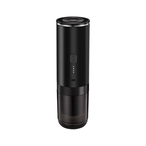 Akfldms Cafetera Eléctrica Portátil para Café Expreso con Función de Calentamiento, Inalámbrica, Recargable y de Mano para Camping.
