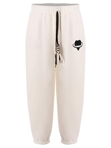 Jugaoge Kids Boys Girls Loose Fit Jogger Sweatpants Basketball Workout Track Pants Drawstring Waist Trousers